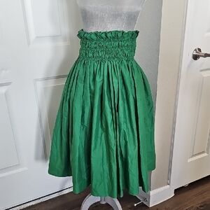 Beautiful Green Handmade Pa'u Skirt